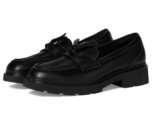 N[NX fB[X V[Y Xb|E[t@[ Black Leather Clarks Lauryl Tassel