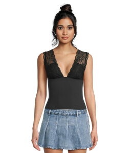 �t���[�s�[�v�� ���f�B�[�X �g�b�v�X �V���c Free People Power Play Cami Black �u���b�N