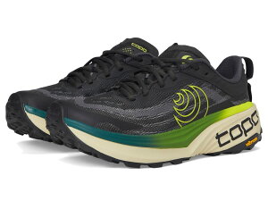 �g�|�A�X���`�b�N �����Y �V���[�Y �X�j�[�J�[ Topo Athletic Vista Black/Lime �u���b�N