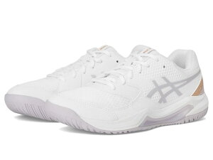 AVbNX fB[X V[Y Xj[J[ ASICS GEL-Dedicate 8 Pickleball White/Dusk Viol zCg