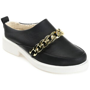 �W�����l �R���N�V���� ���f�B�[�X �V���[�Y �X���b�|���E���[�t�@�[ Journee Collection Tru Comfort Foam? Sheah Flat Black �u���b�N
