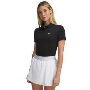 A_[A[}[ fB[X gbvX Vc |Vc Under Armour Active Short Sleeve Polo Black/White zCg