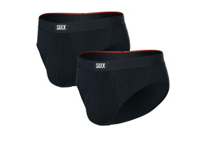 TbNXA_[EFA[ Y A_[EFA u[tpc SAXX UNDERWEAR Vibe Xtra Soft Comfort Brief Fly 2-Pack Black ubN