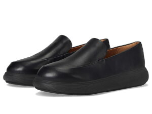 tBbgtbv fB[X V[Y Xb|E[t@[ U[ FitFlop Iq-comff Leather Loafers All Black