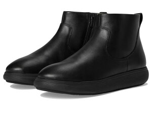 tBbgtbv fB[X V[Y u[cECu[c U[ All Black FitFlop Iq-comff Leather Zip Ankle Boots