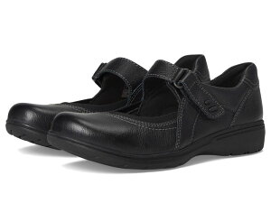 N[NX fB[X V[Y T_ Clarks Carleigh Madi Black Leather ubN