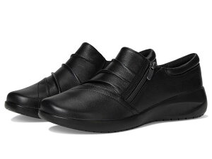 N[NX fB[X V[Y Xb|E[t@[ Black Leather Clarks Kaetlyn Mila