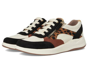 【送料無料】 ライフストライド レディース スニーカー シューズ Teamplayer Zip Shoes Beige/Leopard M