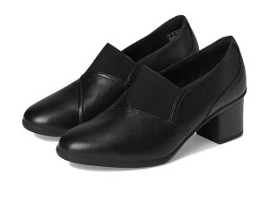 N[NX fB[X V[Y q[ Clarks Shaya Tess Black Leather ubN
