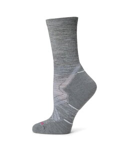 yz X}[gE[ fB[X C A_[EFA Run Cold Weather Targeted Cushion Crew Socks Light Gray/Whit