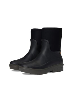 {OX fB[X V[Y u[cECu[c Bogs Hazel Mid Zip Black ubN