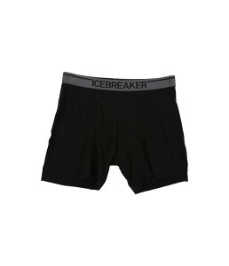 �A�C�X�u���[�J�[ �����Y �A���_�[�E�F�A �{�N�T�[�p���c Icebreaker Anatomica Merino Boxers w/ Fly Black/Monsoon �u���b�N