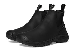 【送料無料】 キーン メンズ ブーツ・レインブーツ シューズ Anchorage 4 Waterproof Pull-On Durable Insulated Black/Black