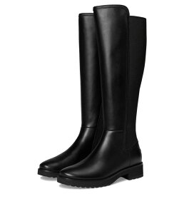 R[n[ fB[X V[Y u[cECu[c g[ Cole Haan Lyndon Waterproof Tall Equestrian Boots Black Leather W ubN