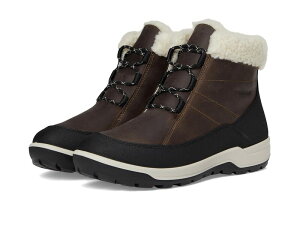GR[ fB[X V[Y u[cECu[c AN ECCO Sport Trace Lite Waterproof Warm Lined Low Ankle Boot Black/Dark Clay ubN