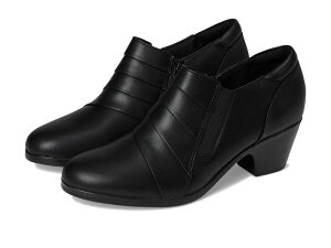 N[NX fB[X V[Y q[ Clarks Emily 2 Pearl Black Leather ubN