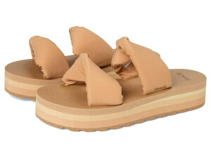 �T�k�[�N ���f�B�[�X �V���[�Y �T���_�� Sanuk Yoga Twist-n-slide Tan �^��