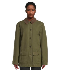 �G���G���r�[�� ���f�B�[�X �A�E�^�[ �R�[�g L.L.Bean Adirondack Barn Coat Flannel-Lined Loden