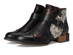 �X�v�����O�X�e�b�v ���f�B�[�X �V���[�Y �u�[�c�E���C���u�[�c L'Artiste by Spring Step Sipperb Black Multi �u���b�N