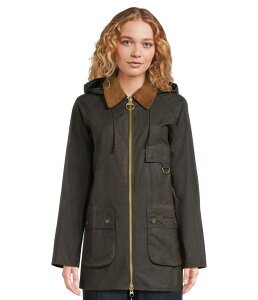 �o�u�A�[ ���f�B�[�X �A�E�^�[ �R�[�g �W���P�b�g Barbour Highclere Wax Jacket Olive 2 �I���[�u
