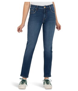 �J�b�g�t�����U�N���X ���f�B�[�X �{�g���X �f�j���p���c �A���N�� KUT from the Kloth Reese High-rise Fab Ab Ankle Straight Regular Hem In Attain Attain