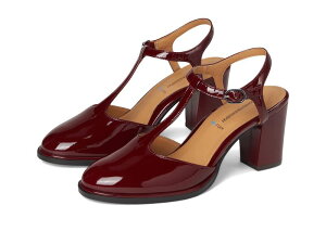 �W�����X�g���A���h�}�[�t�B�[ ���f�B�[�X �V���[�Y �q�[�� Johnston & Murphy Amy T-Strap Pumps Red ���b�h