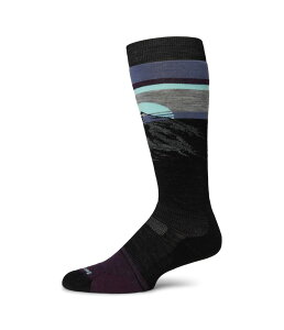 �X�}�[�g�E�[�� �����Y �A���_�[�E�F�A �C�� Smartwool Snowboard Targeted Cushion Mountain Sunrise Over The Calf Socks Black �u���b�N
