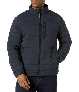 JoNC Y AE^[ R[g[ _E WPbg Calvin Klein mens Lightweight Wateresistant Packable Down Puffer Jacket (Standard and Big & Tall) Navy lCr[