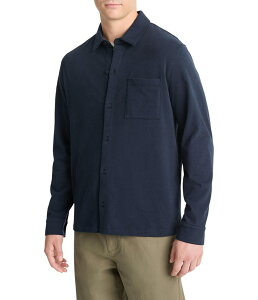 BX Y gbvX Vc {^_E XG[h _E W[W[ Vince Sueded Jersey Long Sleeve Button Down Coastal