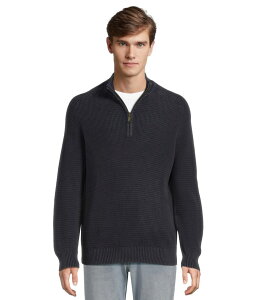 GGr[ Y AE^[ jbgEZ[^[ Rbg L.L.Bean Textured Washed Cotton Sweaters 1/4 zip Classic Navy lCr[