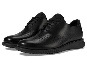 �R�[���n�[�� �����Y �V���[�Y �I�b�N�X�t�H�[�h Cole Haan 2.Zerogrand Laser Wing Tip Oxford Lined Black Leather/B �u���b�N