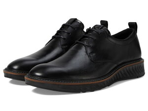 GR[ Y V[Y IbNXtH[h ECCO ST1 Hybrid Plain Toe Tie Black ubN