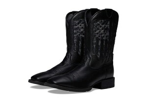 AAg Y V[Y u[cECu[c Ariat Sport My Country VentTEK Western Boot Black Deertan/B ubN