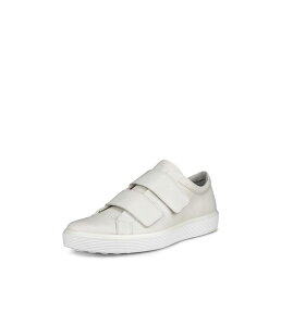 GR[ Y V[Y Xj[J[ ECCO Soft 60 Premium Two Strap Sneaker White zCg