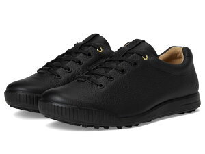 GR[ Y V[Y Xj[J[ ECCO Golf Street Retro Hybrid Waterproof Golf Shoe Black ubN