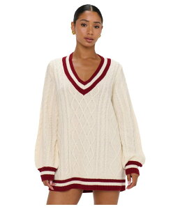 �E�~�[���A���[�� ���f�B�[�X �g�b�v�X �����s�[�X �Z�[�^�[ Show Me Your Mumu Tailgate Sweater Dress White �z���C�g