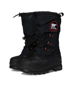 �\���� ���f�B�[�X �V���[�Y �u�[�c�E���C���u�[�c SOREL Glacier Xt Black/Red Quart �u���b�N