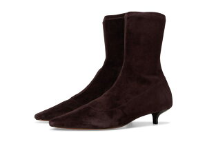 ���C�h�E�F�� ���f�B�[�X �V���[�Y �u�[�c�E���C���u�[�c �X�G�[�h �q�[�� Madewell Ciel Kitten Heel Glove Bootie - Suede Chocolate Raisi �`���R���[�g