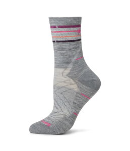 �X�}�[�g�E�[�� ���f�B�[�X �A���_�[�E�F�A �C�� Smartwool Run Zero Cushion Mid Crew Light Gray �O���[