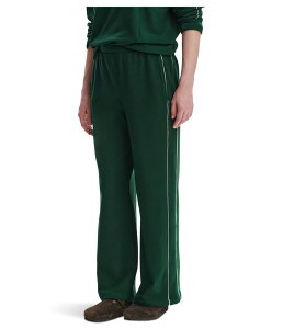 �o�[���C ���f�B�[�X �{�g���X �J�W���A���p���c ���C�h���b�O Varley Brushed Rib Wide Leg Pants Pine Grove/Ceme