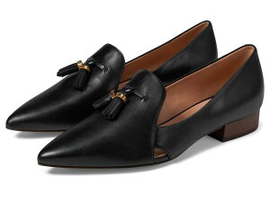 R[n[ fB[X V[Y Xb|E[t@[ Cole Haan Vanya Tassel Flat Black Leather ubN