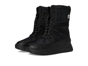 �\���� ���f�B�[�X �V���[�Y �u�[�c�E���C���u�[�c �g�[�� SOREL Whitney III Tall Waterproof Black/Black �u���b�N