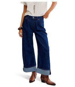 �t���[�s�[�v�� ���f�B�[�X �{�g���X �f�j���p���c ���C�h���b�O Free People Alia Wide Leg Hawthorne