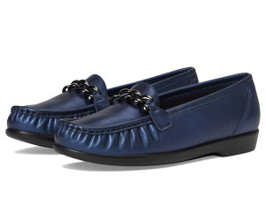 TX fB[X V[Y Xb|E[t@[ SAS Metro Link Comfort Loafers Metallic Navy/B lCr[
