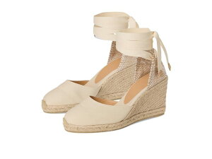 �J�X�^ �j�G�[�� ���f�B�[�X �V���[�Y �q�[�� CASTANER Carina 80 Wedgespadrille Ivory �A�C�{���[