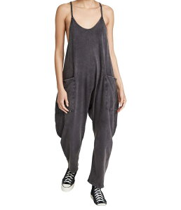 �t���[�s�[�v�� ���f�B�[�X �g�b�v�X �W�����v�X�[�c FP Movement Hot Shot One-Piece Washed Black �u���b�N