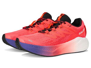 �T������ ���f�B�[�X �V���[�Y �X�j�[�J�[ Salomon Aero Glide 3 Neon Flame/Whit