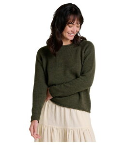 �h�[�h �A���h�R�[ ���f�B�[�X �A�E�^�[ �j�b�g�E�Z�[�^�[ Toad&Co Alpineglo Sweater Olive �I���[�u