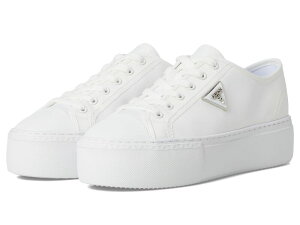 QX fB[X V[Y Xj[J[ GUESS Joezi White Synthetic zCg