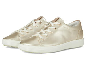 �G�R�[ ���f�B�[�X �V���[�Y �X�j�[�J�[ �t�����[�� �t�����[ ECCO Soft 7 Floral Sneaker Pure White Gold �z���C�g
